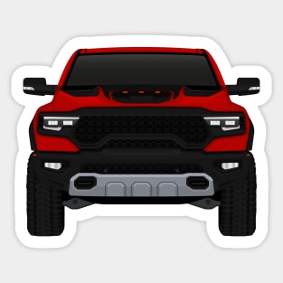 Ram Red + Black Sticker